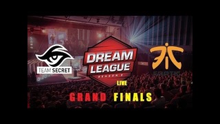 GRAND FINAL Secret vs Fnatic #1 (bo5) DreamLeague Season 9 Minor 24.03.2018