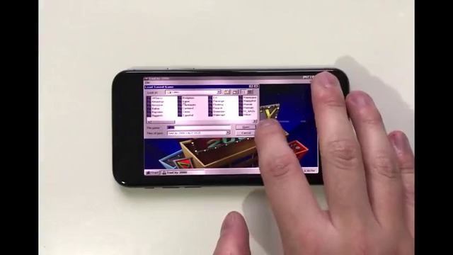 Энтузиаст запустил Windows 95 на iPhone X