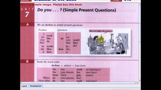 Grammar in use basic7 – Simple present question