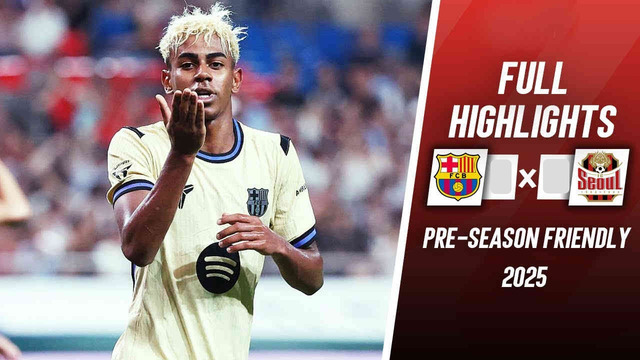 (+18) Сеул – Барселона | Товарищеский матч 2025 | Обзор матча