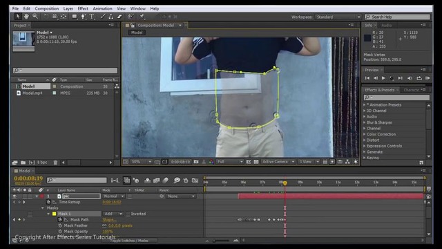After Effects Tutorial – INVISIBLE MAN Effect