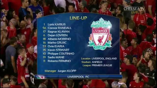 Chelsea 1-0 Liverpool International Champions Cup 28/07/2016
