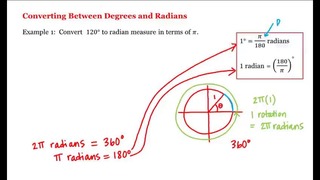 7 – 3 – Converting Between Degrees and Radians (4-39)