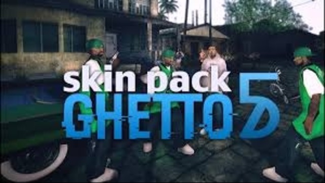 Ghetto Skins Pack и модели оружий + Genrl для SAMP