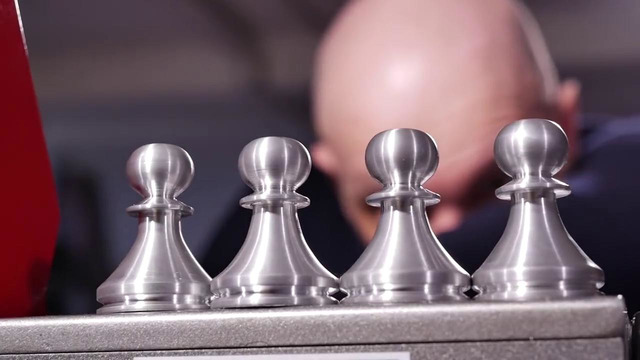 Делаем шахматы из бронзы и алюминия