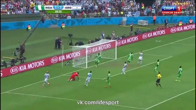 Нигерия 2:3 Аргентина | Обзор Матча 25.06.2014
