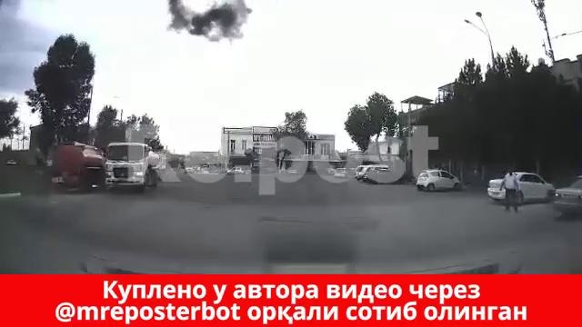 Момент взрыва бензовоза в Ташкенте попал на видео