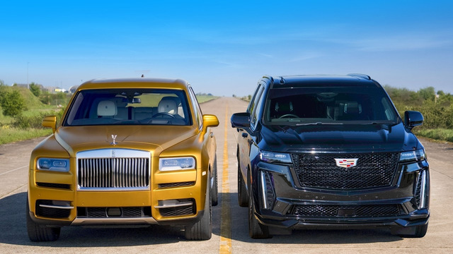 Кто победит в заезде: Rolls-Royce или Lamborghini или же Cadillac