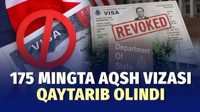 Tramp va Rubio 175 mingta tasdiqlangan vizalarni bekor qildi