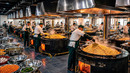 Food for 4,000 People Cooks in 15 POTS! Workers’ Food Factory. One in ASIA