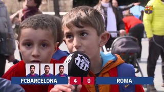 BARÇA-ROMA | Kids’ match predictions