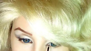 Marilyn Monroe make-up transformation