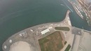 Красивые виды Дубая в прыжке с парашюта