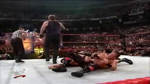 The Rock Vs. Undertaker Vs. Kane Vs. Chris Benoit – Unforgiven 2000 – Highlights