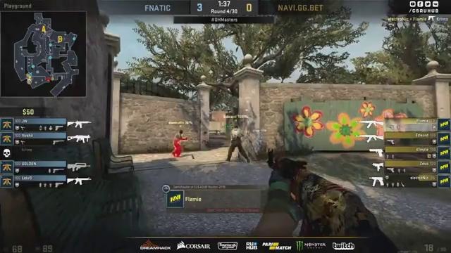 DreamHack Marceille 2018: Na’Vi vs Fnatic (CS:GO)