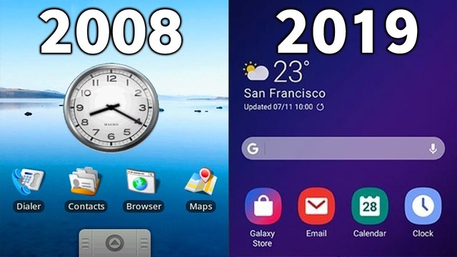 Эволюция развития мобильной ОС Android 2008 – 2019