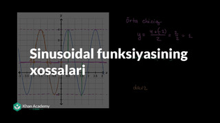 41 Sinusoidal funksiyasining xossalari | Trigonometriya