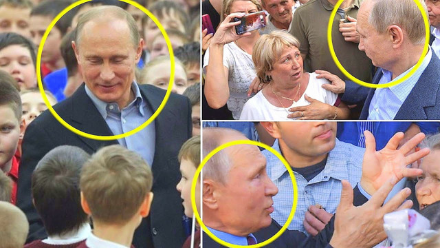 Как Путин общается с простым народом. Тогда и теперь