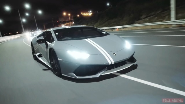 Ночные покатушки: 1000HP Lamborghini Huracan TwinTurbo