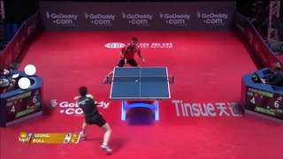 2017 World Tour Grand Finals Highlights Timo Boll vs Wong Chun Ting (1/4)