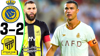 Al Nassr vs Al Ittihad 3-2 – RONALDO vs BENZEMA – All Goals and Highlights 2023