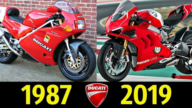 Ducati Panigale V4 – Эволюция (1987 – 2019)