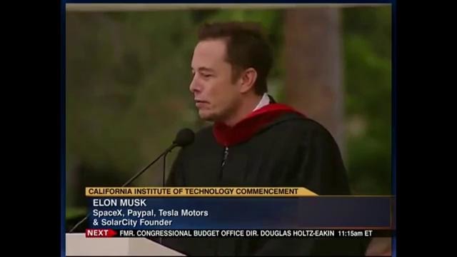 Elon Musk Commencement speech