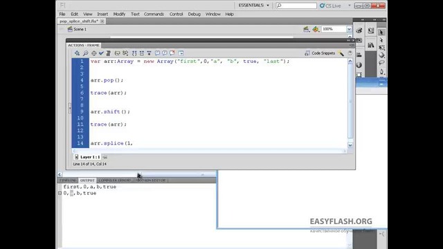 3.7 Удаление элемента из массива
