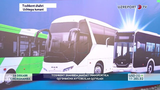 Toshkent shahrida jamoat transportiga qo’shimcha avtobuslar qo’yiladi