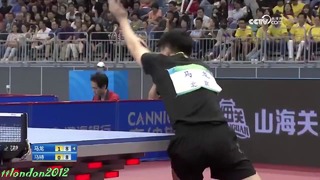 Ma Long vs Ma Te (2017 Chinese National Games)