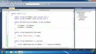 NET Framework C# основы ООП урок №11 (на англ. Языке)