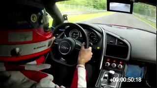 Audi R8 E-Tron покоряет Нюрбургринг