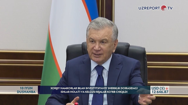XORIJIY HAMKORLAR BILAN INVESTITSIYAVIY ShERIKLIK DOIRASIDAGI KELGUSI REJALAR KO‘RIB CHIQILDI