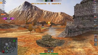 Т30 Wot Blitz Мастер 5к+ урона