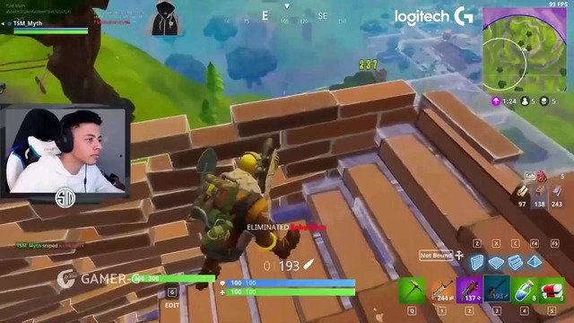 TSM.Myth Speedruns Fortnite