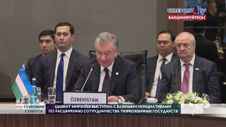 Президент Узбекистана выступил с важными инициативами на саммите Тюркского совета