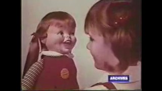 Реклама куклы, 50 лет назад США. Как в фильмах ужасов