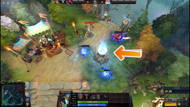 Dota 2 Tricks- How to Deactivate Shrine
