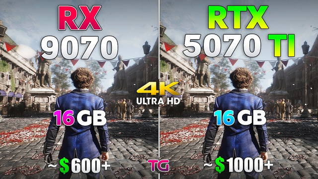 RTX 5070 Ti vs RX 9070 – Test in 10 Games | 4K