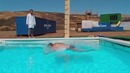 Шлепок животом о воду в Slow Mo