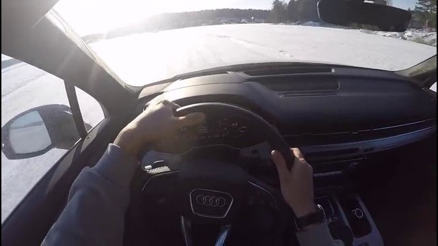 Валим на новой Audi A4 на боевом шипе с разворотом на 360 градусов! quattro