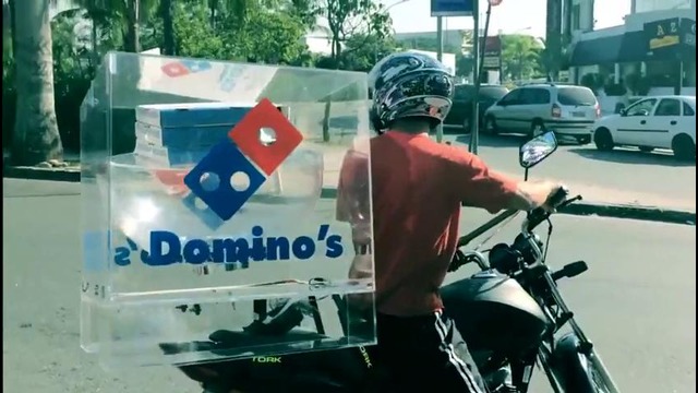 Устойчивая пицца от Domino