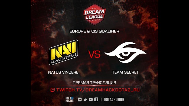 DreamLeague Season 8 – Natus Vincere vs Team Secret (Game 1)