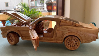 1967 Ford Mustang GT500 – Woodworking Art