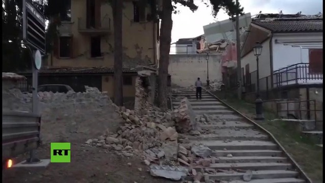 В центральной Италии произошло разрушительное землетрясение