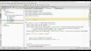 Android Studio Tutorial – 80 – Working with RecyclerView and SQLite Database
