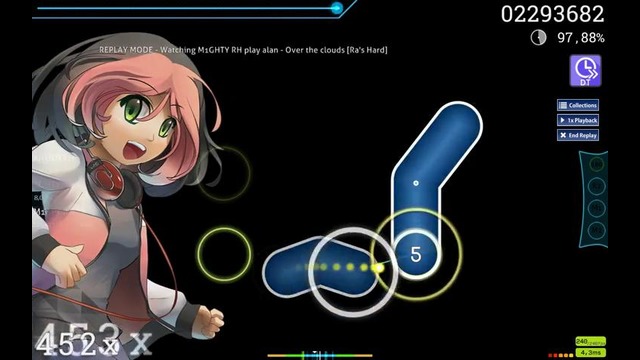 Osu! alan – Over the Clouds hard