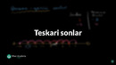 61 Teskari sonlar | Manfiy sonlar | Arifmetika