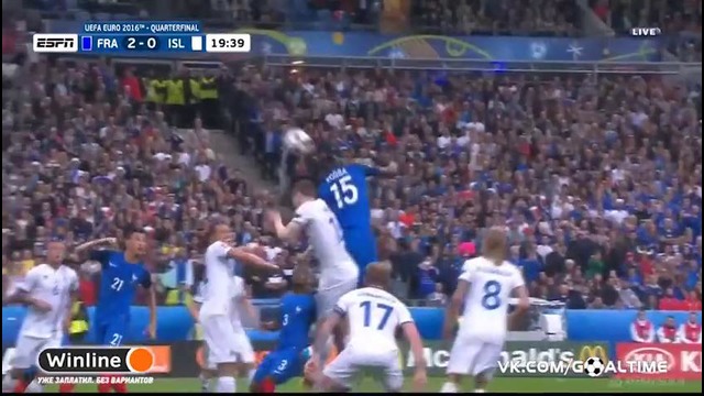 Франция – Исландия | Чемпионат Европы 2016 | 1/4 финала | Обзор матча
