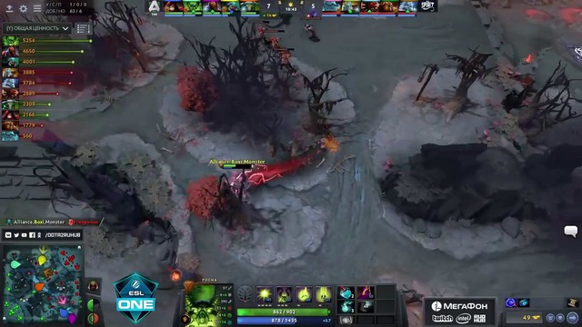 Team Spirit vs Alliance, ESL Closed Quals EU, bo3, game 3